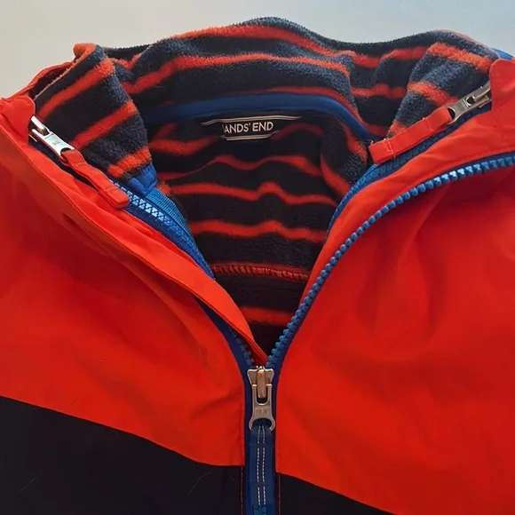 Lands End boys 3 in 1 coat - Picture 5 of 8